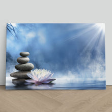 Load image into Gallery viewer, Zen Massage Stones and Lotus
