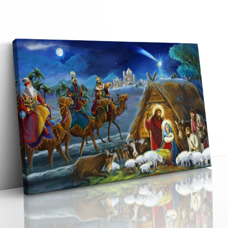 Three Kings Nativity Children Christmas