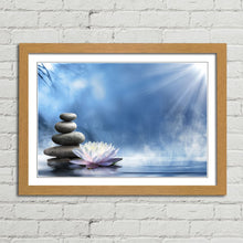 Load image into Gallery viewer, Zen Massage Stones and Lotus
