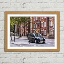 Load image into Gallery viewer, Black Cab on London Street
