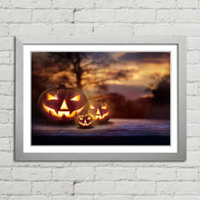 Load image into Gallery viewer, Spooky Pumpkin Sunset Halloween
