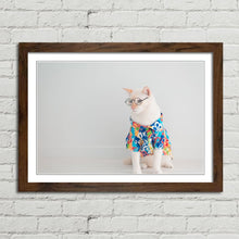 Load image into Gallery viewer, Cat in Shirt Glasses Holiday Funny Cute
