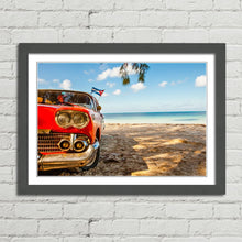 Load image into Gallery viewer, American Classic Car Beach Cuba
