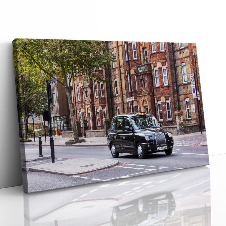 Black Cab on London Street