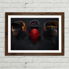 Load image into Gallery viewer, Swag Monkeys Banksy
