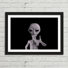 Load image into Gallery viewer, Grey Alien Thumbs Up ET
