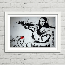 Load image into Gallery viewer, Mona Lisa Bazooka Banksy
