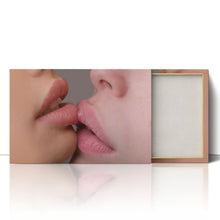 Load image into Gallery viewer, Girls Kissing Close Up Lips
