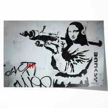 Load image into Gallery viewer, Mona Lisa Bazooka Banksy
