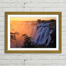 Load image into Gallery viewer, Victoria Falls at Sunset Africa
