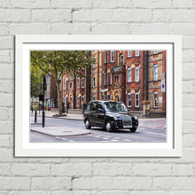 Load image into Gallery viewer, Black Cab on London Street
