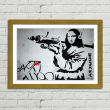 Load image into Gallery viewer, Mona Lisa Bazooka Banksy
