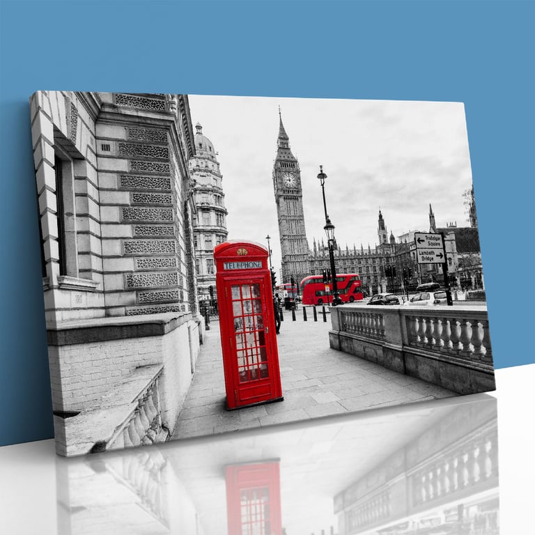 London Telephone Box and Big Ben