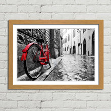 Load image into Gallery viewer, Retro Bike Bicycle Vintage Cobble Street
