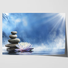 Load image into Gallery viewer, Zen Massage Stones and Lotus
