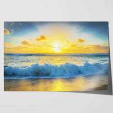 Load image into Gallery viewer, Beach Sunset &amp; Crashing Wave
