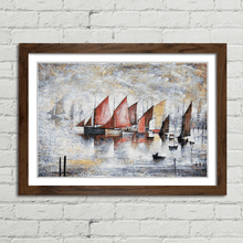 Load image into Gallery viewer, LS Lowry Sailing Boats 1930 Painting
