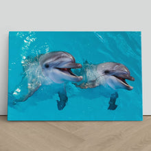 Load image into Gallery viewer, Smiling Dolphins Close Up
