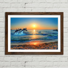 Load image into Gallery viewer, Dolphin Jumping in Thai Sunset
