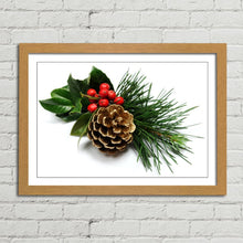 Load image into Gallery viewer, Christmas Decoration Holly Berries Acorn
