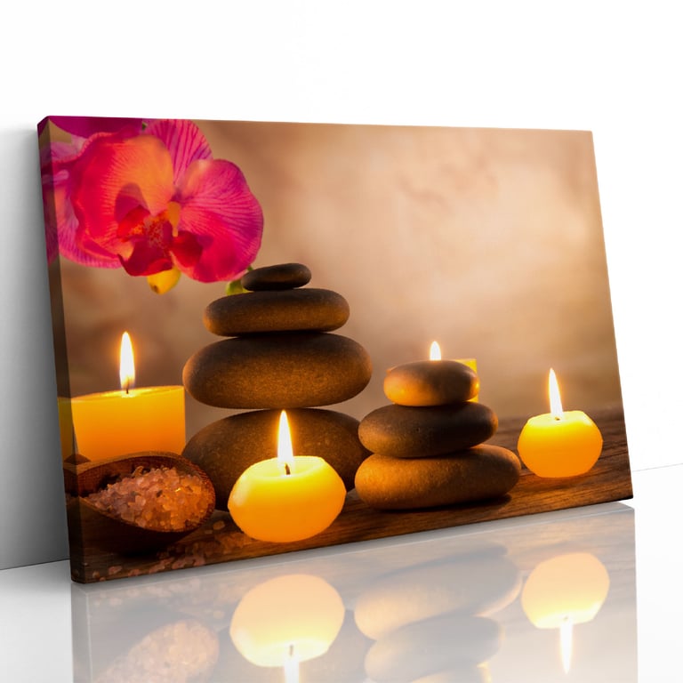 Aromatherapy Candles and Zen Stones