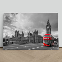 Load image into Gallery viewer, Red Bus at Big Ben London
