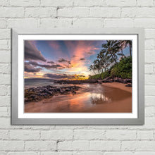 Load image into Gallery viewer, Colourful Beach Sunset Secret Cove Maui
