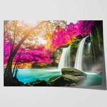 Load image into Gallery viewer, Waterfall in Colourful Autumn Forest
