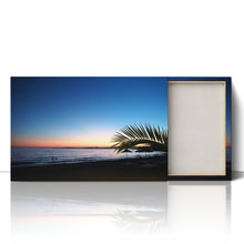 Load image into Gallery viewer, Beach Sunset Palm Tree Aegean Sea
