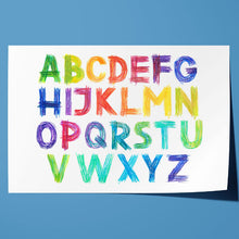 Load image into Gallery viewer, Alphabet Scribble Child Educational
