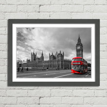 Load image into Gallery viewer, Red Bus at Big Ben London
