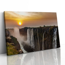 Load image into Gallery viewer, Victoria Falls Sunset Zambia
