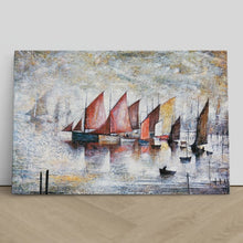 Load image into Gallery viewer, LS Lowry Sailing Boats 1930 Painting
