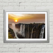 Load image into Gallery viewer, Victoria Falls Sunset Zambia
