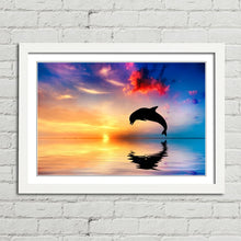 Load image into Gallery viewer, Dolphin Jumping at Sunset
