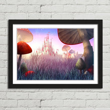 Load image into Gallery viewer, Mushrooms Alice in Wonderland
