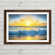 Load image into Gallery viewer, Beach Sunset &amp; Crashing Wave
