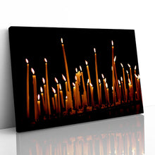 Load image into Gallery viewer, Candles Burning in the Dark
