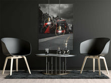 Load image into Gallery viewer, Red Bus Modern Bus Black &amp; White Red London Luxury Canvas Wall Art Picture Print
