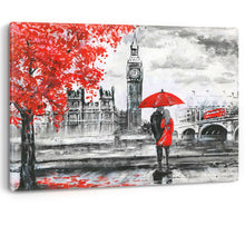 Load image into Gallery viewer, Big Ben Love Couple Oil Painting London Luxury Canvas Wall Art Picture Print
