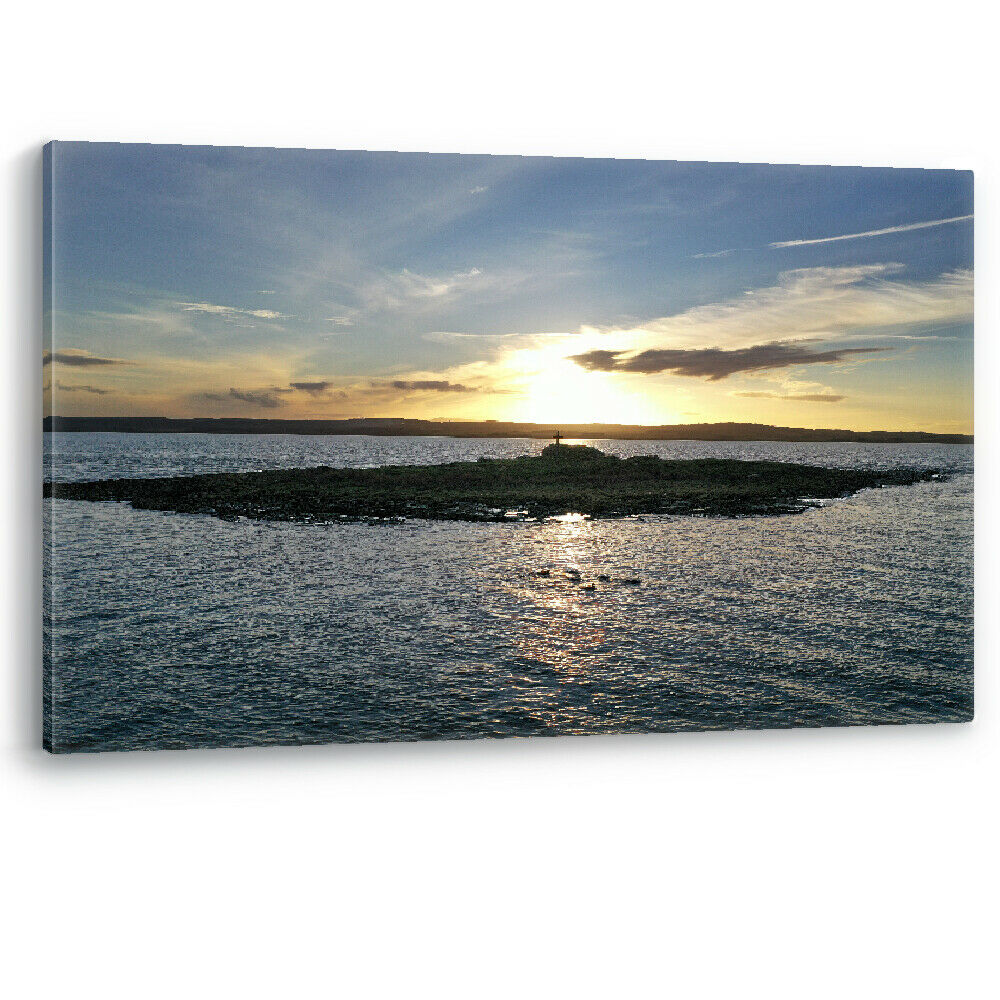 Hobthrush Cuthbert Holy Island Lindisfarne Ducks Canvas Wall Art Picture Print