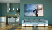 Load image into Gallery viewer, Jesus Christ on the Cross Large Canvas Wall Art Picture Print Christian
