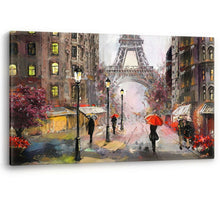 Load image into Gallery viewer, Paris Oil Painting effect Black &amp; White Large Canvas Wall Art Picture Print
