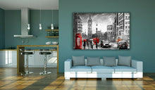 Load image into Gallery viewer, Red Telephone Box Cab Painting London Luxury Canvas Wall Art Picture Print
