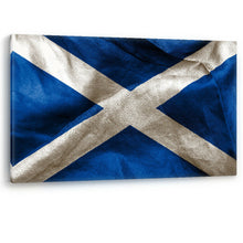 Load image into Gallery viewer, Scotland Scottish St Andrews Cross Flag Framed Canvas Wall Art Picture Print
