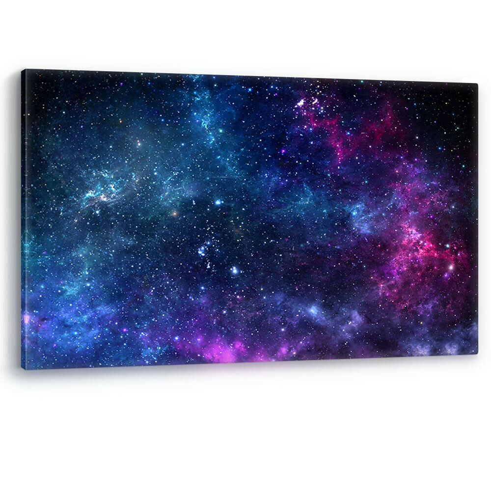 Galaxy Stars Gas Dust Cosmic Luxury Canvas Wall Art Picture Print Large Sizes