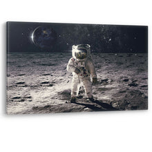 Load image into Gallery viewer, Astronaut Spaceman on Surface Space Landing Large Canvas Wall Art Picture Print
