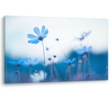 Load image into Gallery viewer, Delicate Blue Flowers Bathroom Bedroom Large Canvas Wall Art Picture Print
