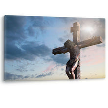 Load image into Gallery viewer, Jesus Christ on the Cross Large Canvas Wall Art Picture Print Christian
