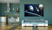 Load image into Gallery viewer, Planets of the Solar System NASA Canvas Wall Art Picture Print Large Sizes
